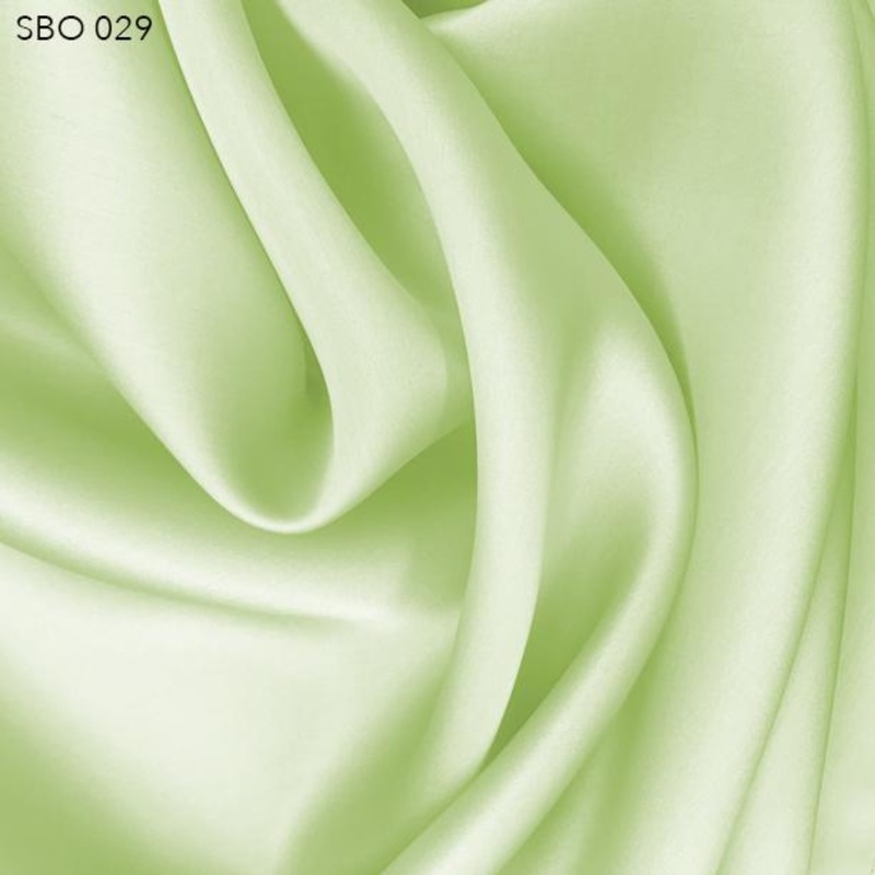 Satin Faced Organza – Lime Cream Fabric by the Yard