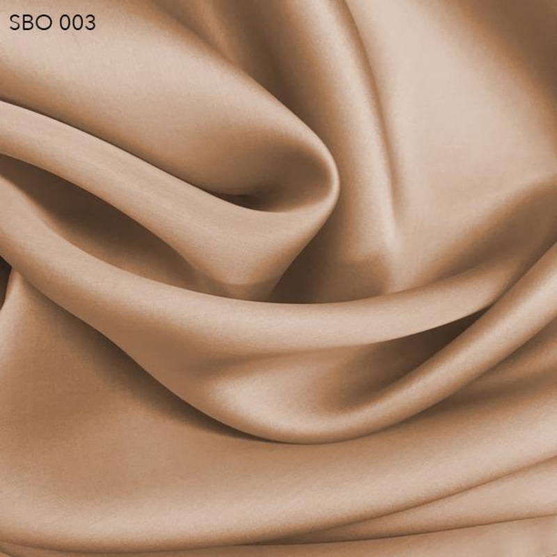 Satin Faced Organza – Tan Fabric by the Yard