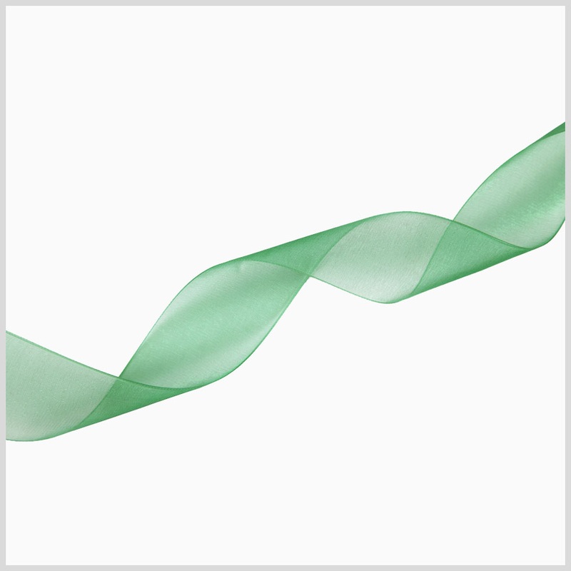 1/4″ Forest Organza Ribbon