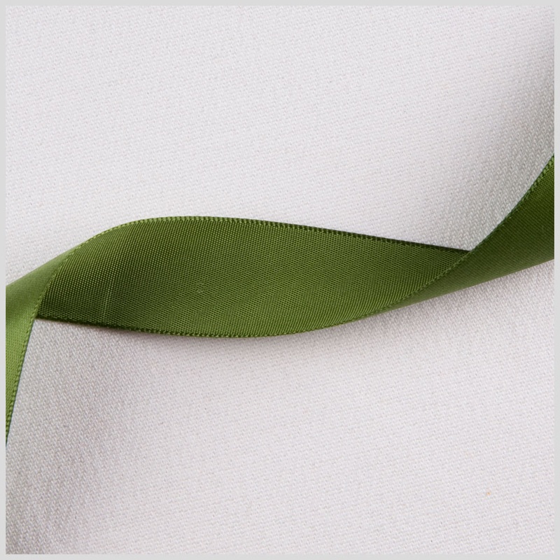 7/8″ Moss Green Single Face Satin Ribbon