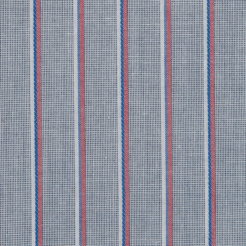 Gray Shadow Striped Cotton Shirting
