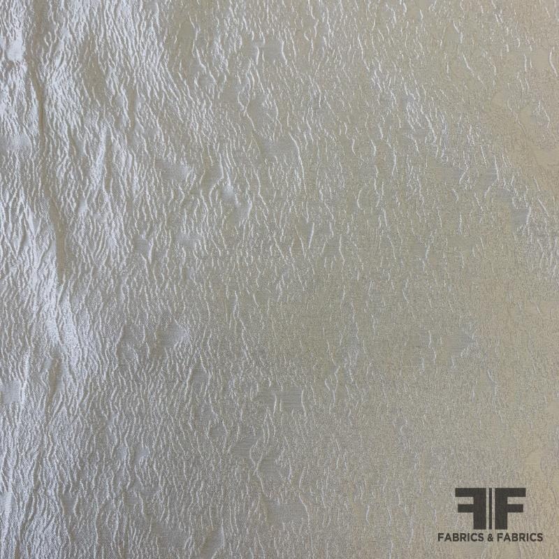 Matelass Silk Blend – Light Ivory Fabric by the Yard