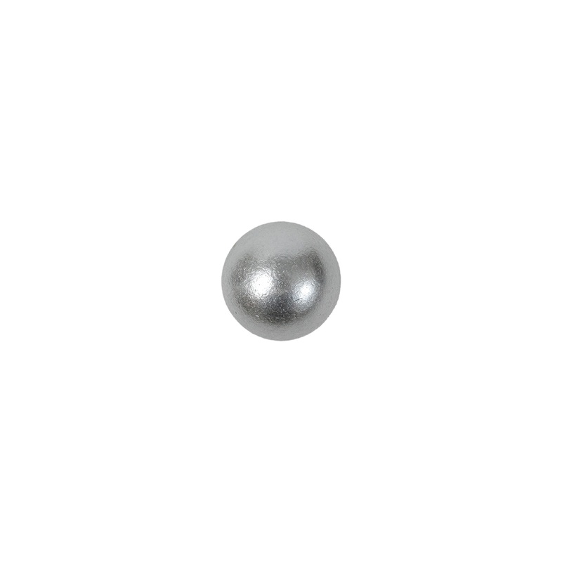 Pearl White Glass Button – 12L/7.5mm