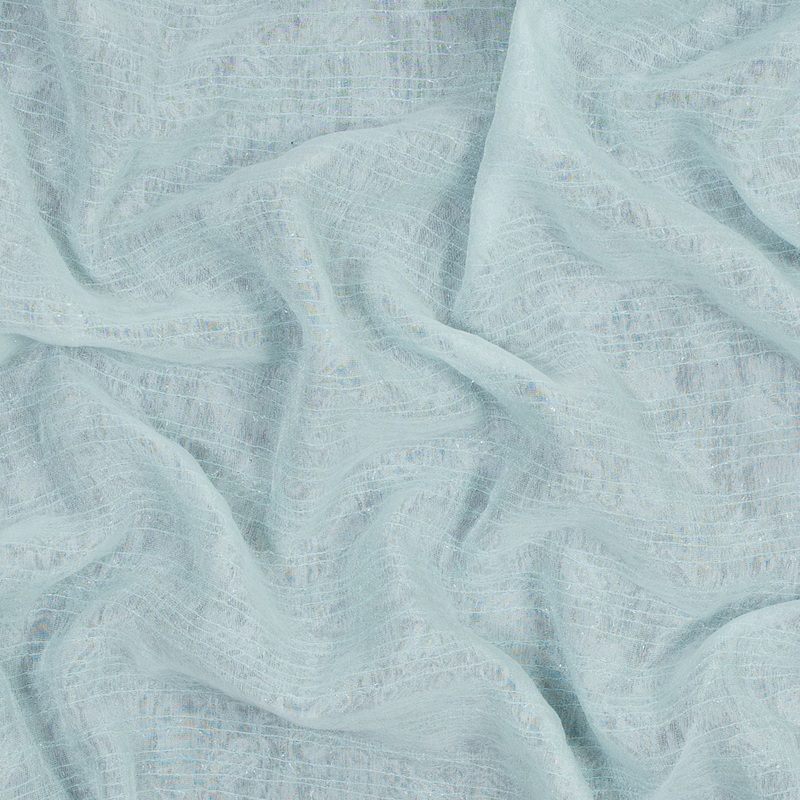 Robin’s Egg Polyester Novelty Woven