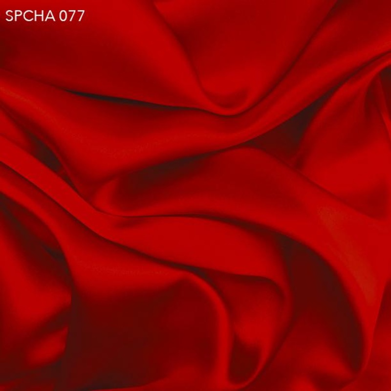 Silk Charmeuse – Lipstick Red Fabric by the Yard