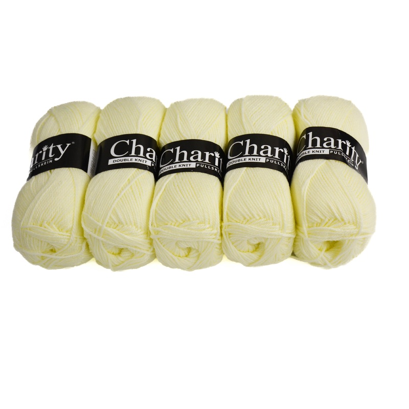 100G 5Pc Charity Dk Wool Lemon 1000000120165