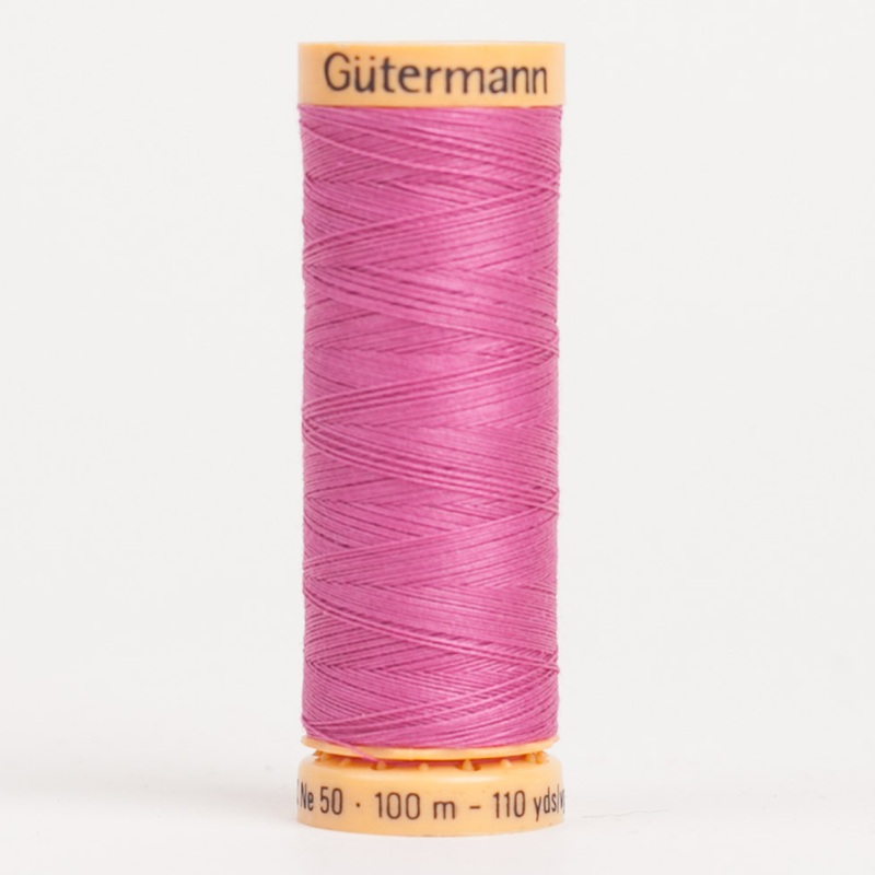 Gutermann Cotton Thread 100m – 5980 Bright Pink