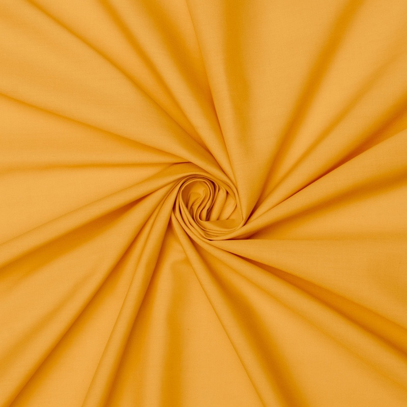 Plain Polycotton Mustard #15 Per Meter