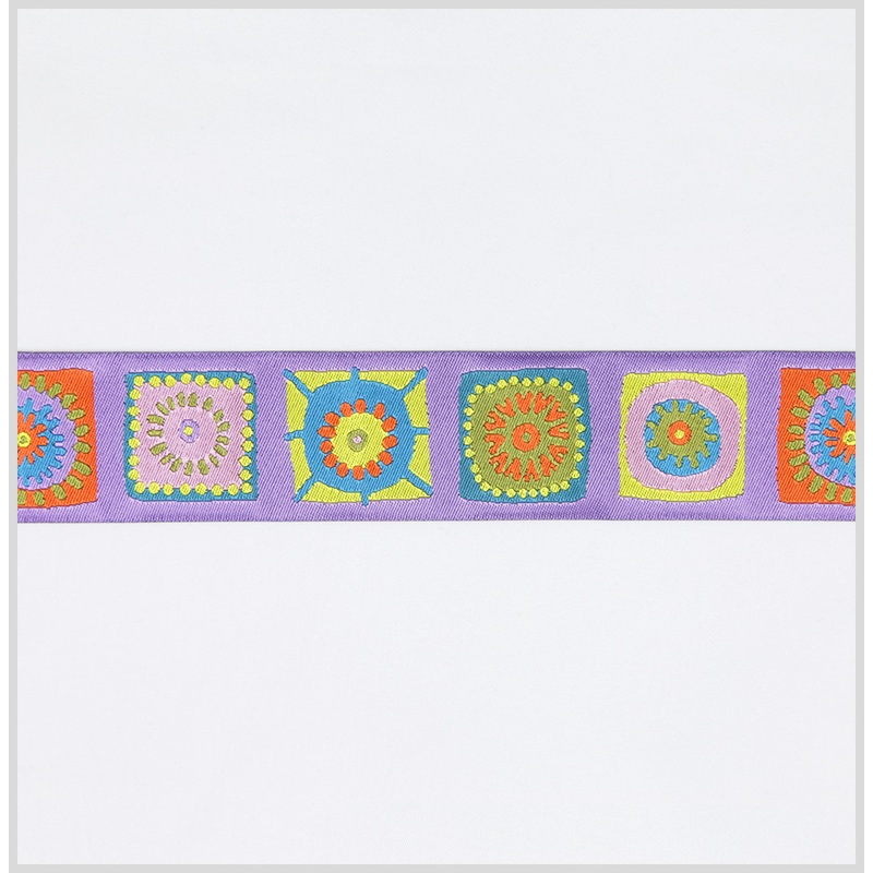 1.5″ Purple French Jacquard Ribbon