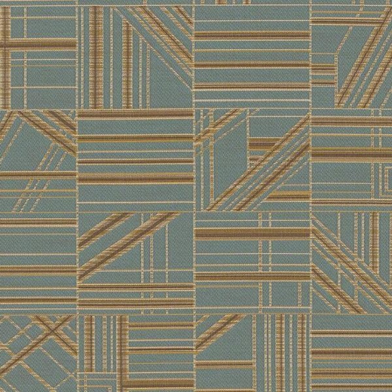 CF Stinson Nest Tile Geometric Blue Upholstery Fabric Order Product