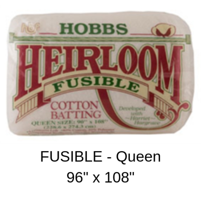 Heirloom 80/20 FUSIBLE Queen Batting – HBHF90 – NO SHIPPING