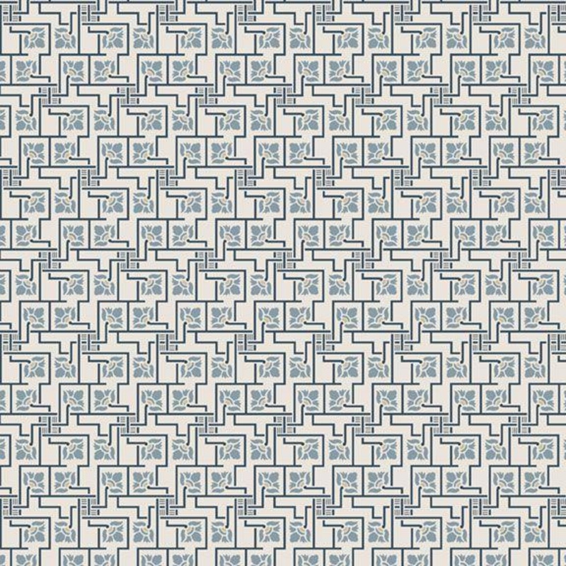 Nouveau – R651066D-Cream – Flower Maze