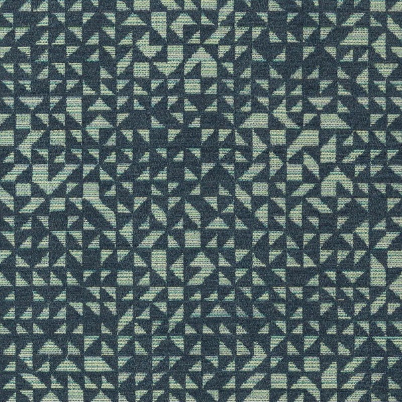 Remnant of Wolf Gordon Tangram Azure Sunbrella Upholstery Fabric Order Product 1