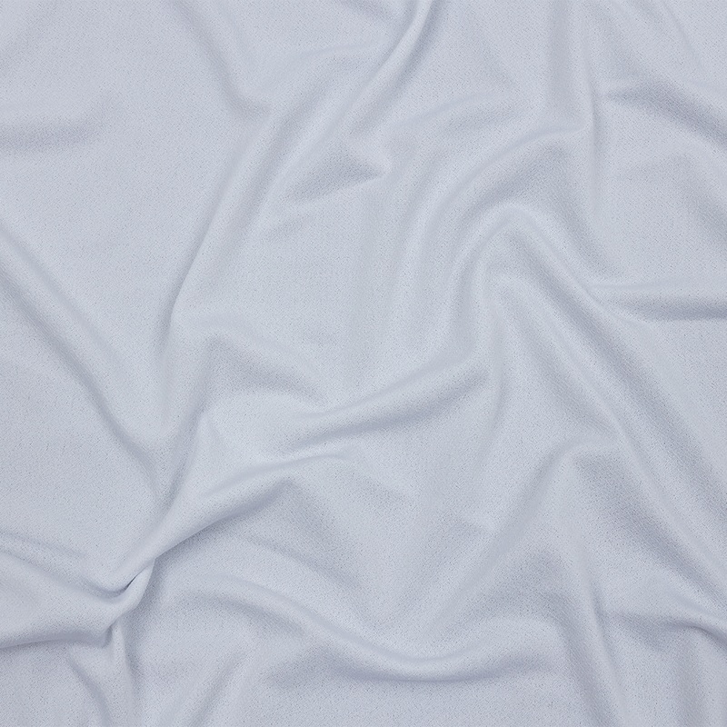 Stretch Polyester Crepe Knit – White – Arabesque Collection