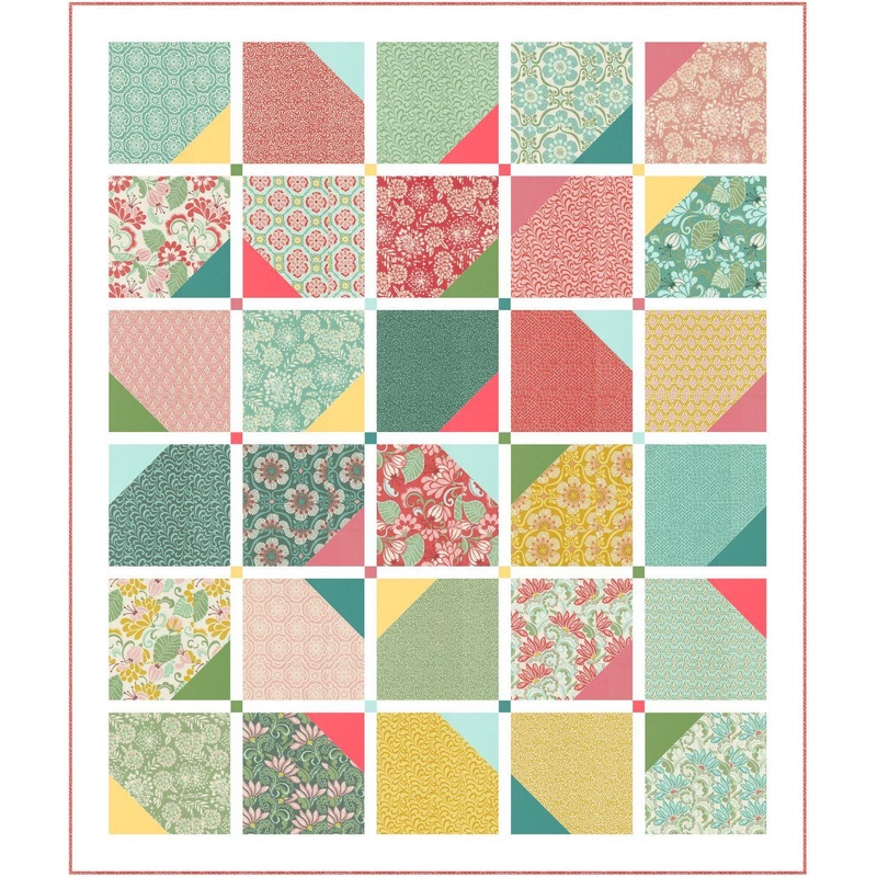Tango – Do The Shuffle Quilt Kit – 60″ x 71″ – Includes Pattern & Binding
