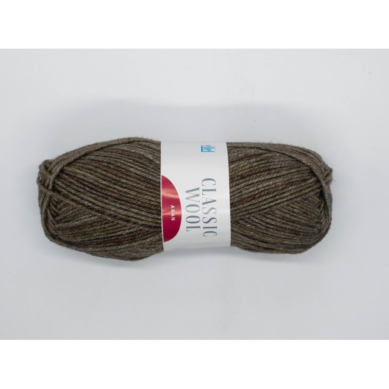 100g Classic Wool Aran Print Tobacco 6004495176442