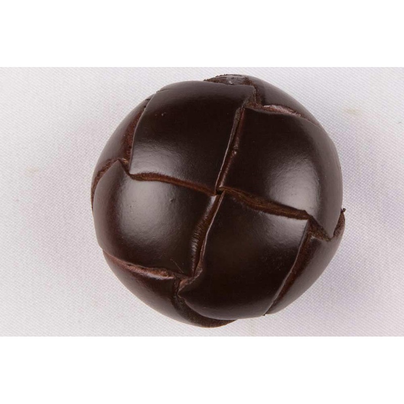 Antique Leather Button – 20L/12.5mm