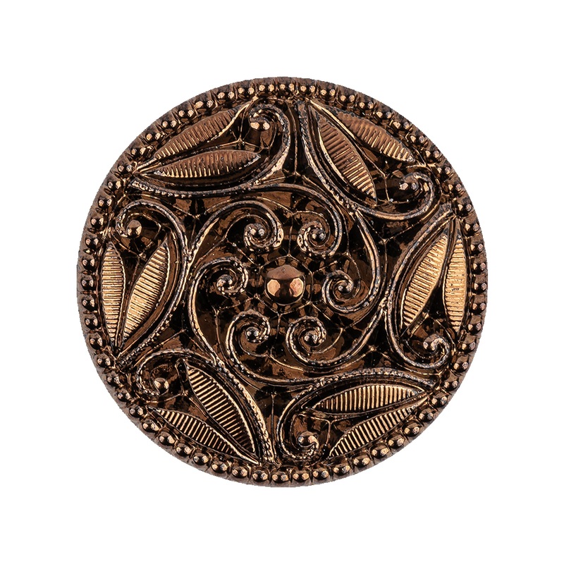 Copper Glass Button – 40L/25.5mm