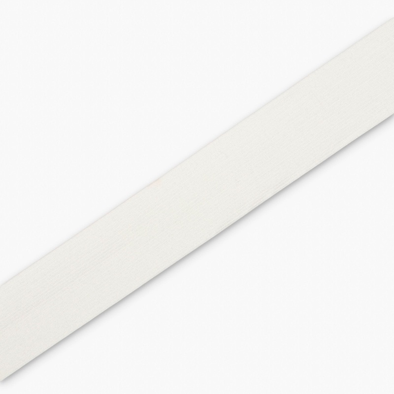 Elastic Knitted 44/45mm White | TBD Per Meter