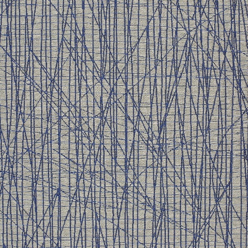 HBF Scribble XS Bleu Royal Abstract Blue Upholstery Fabric Order Product