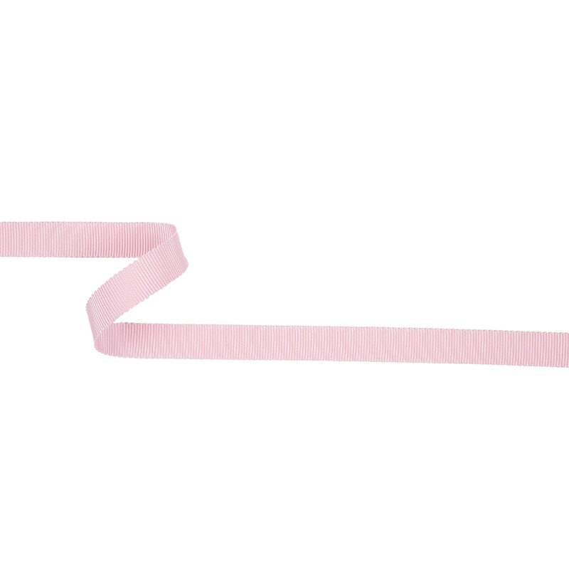 Light Pink Recycled Polyester Petersham Grosgrain Ribbon – 12mm