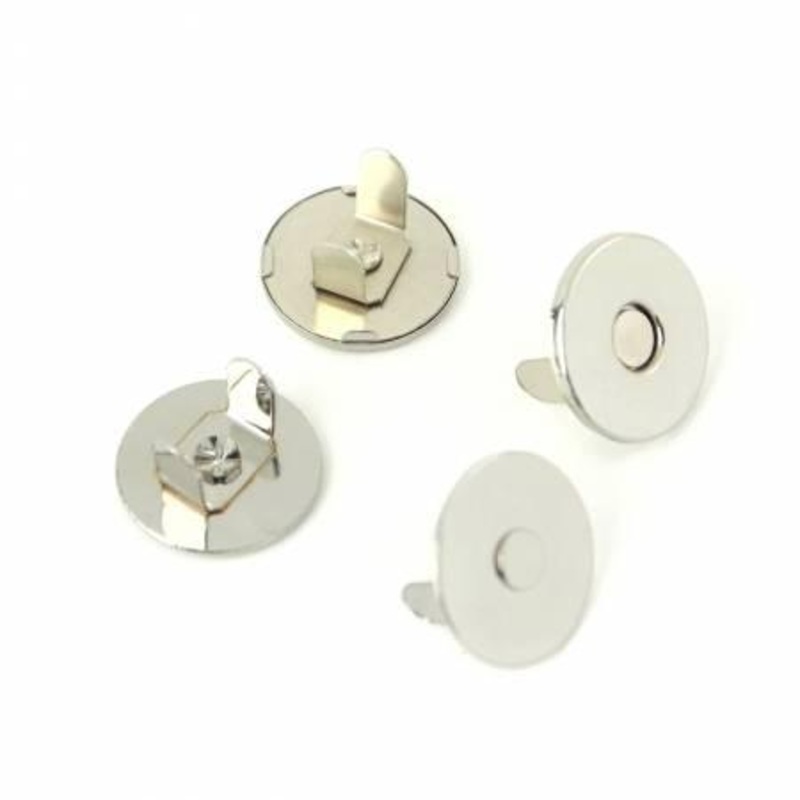 Magnetic Snaps – 3/4″ – 2 pk – Nickel – Sallie Tomato