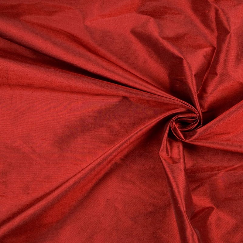 Silk Shantung – Garnet – Shantung Collection