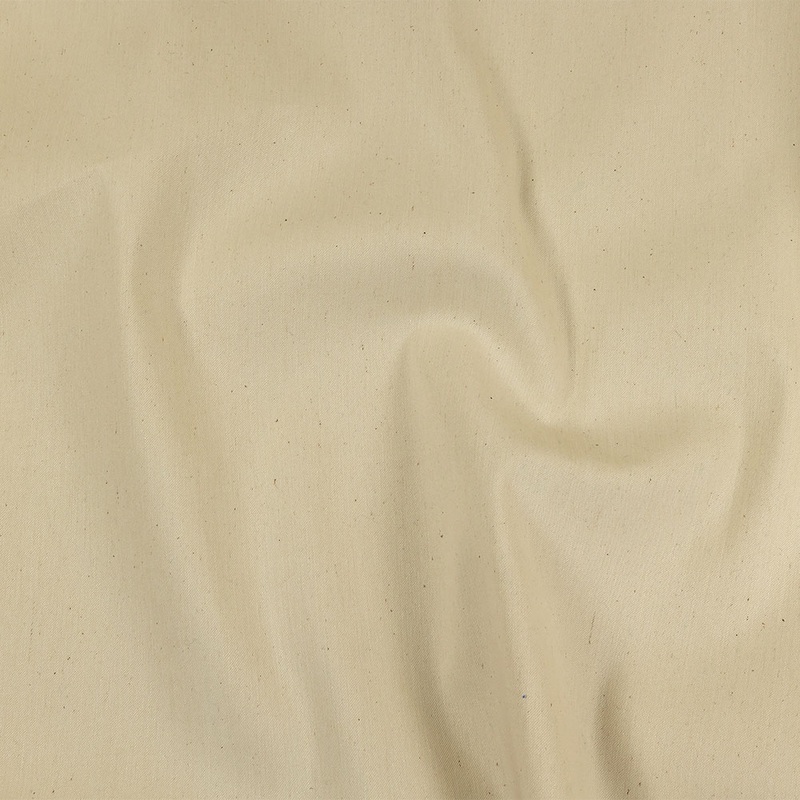 White Smoke Flecked Heavyweight Stretch Cotton Twill