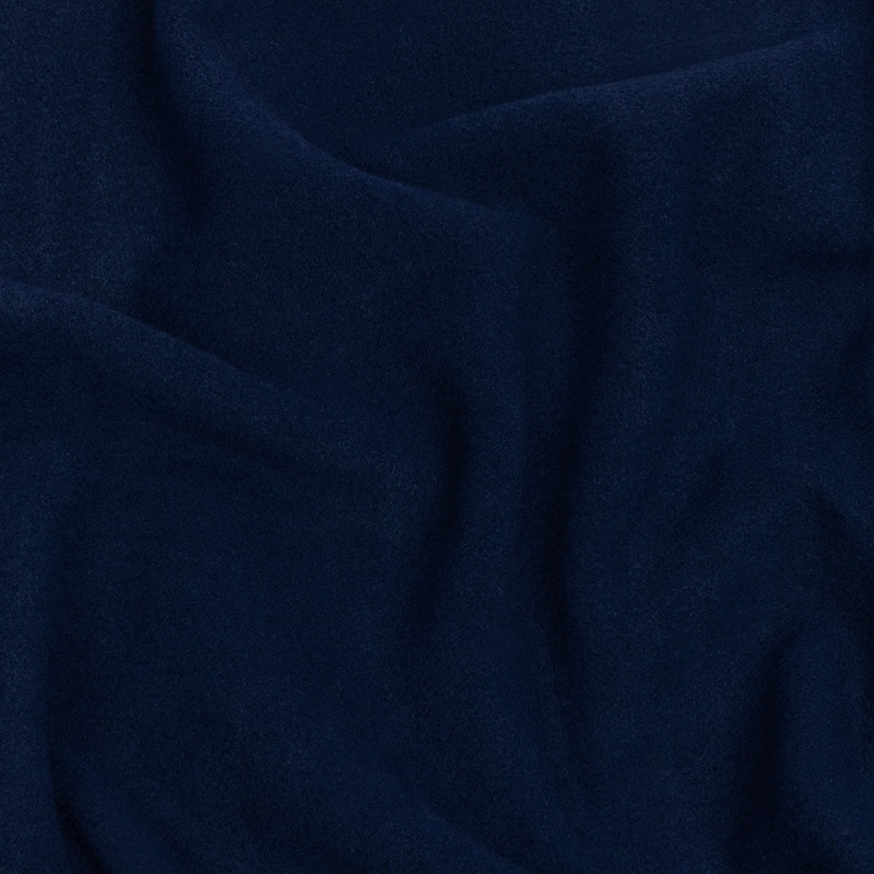 Wool and Cashmere Coating Made in Italy – Navy – Alberini Collection