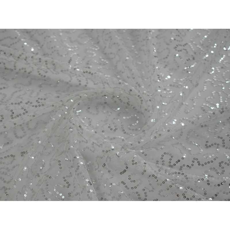 144cm Charming Sequins Tulle BF555-4 BF555-4