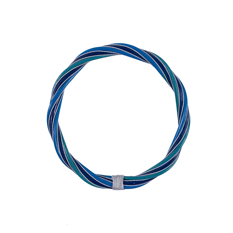 Blue Combo Rattan Handle – 6.5″