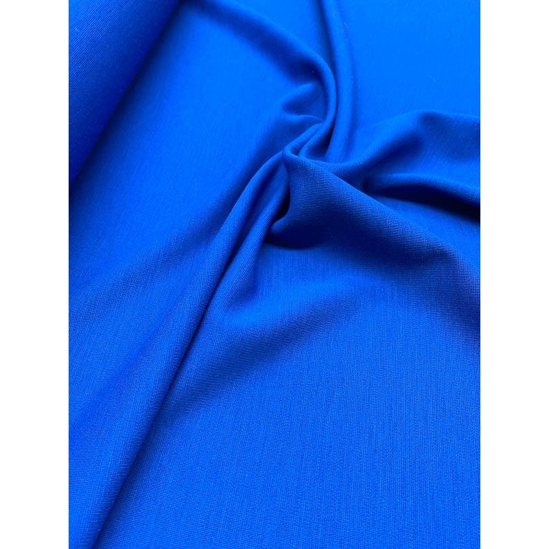 Italian Quality Wool Knit – Royal Blue Fabric by the Yard