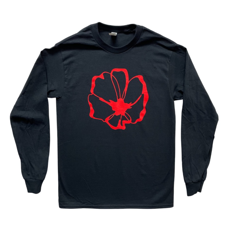 Poppy Quilt N Sew Black Long-Sleeve T-Shirt S
