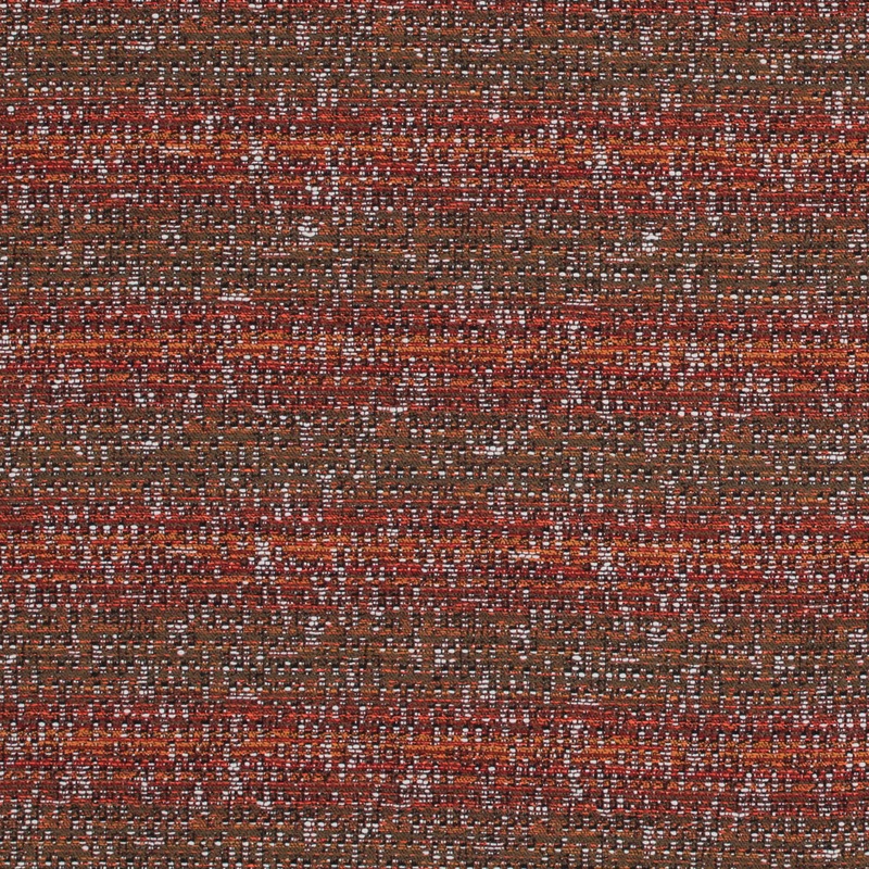 Red, Orange and Brown Cotton Tweed
