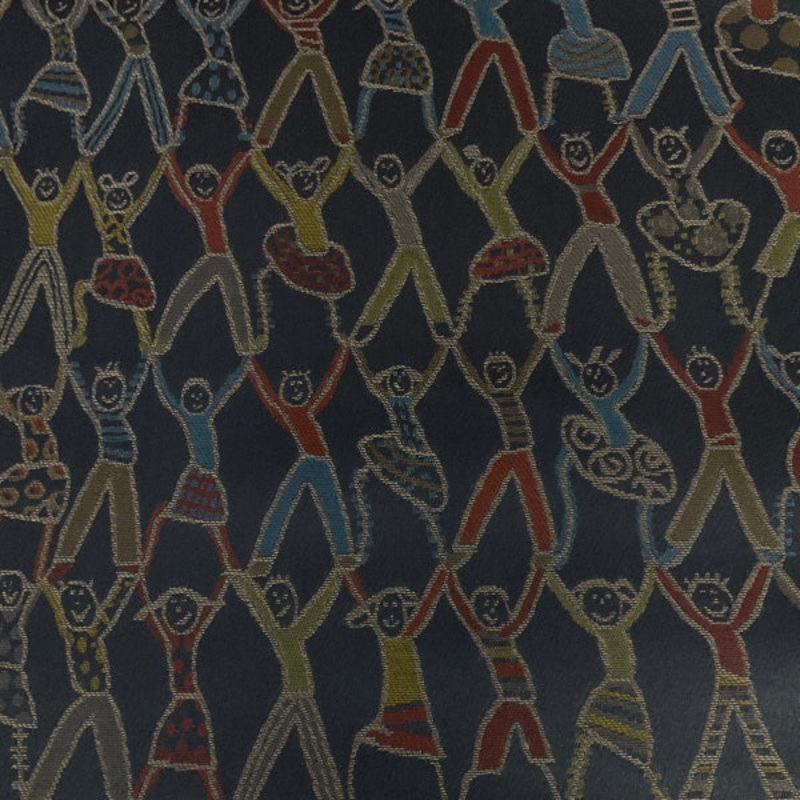 Remnant of Architex Jump for Joy Dance Blue Upholstery Fabric Order Product 1