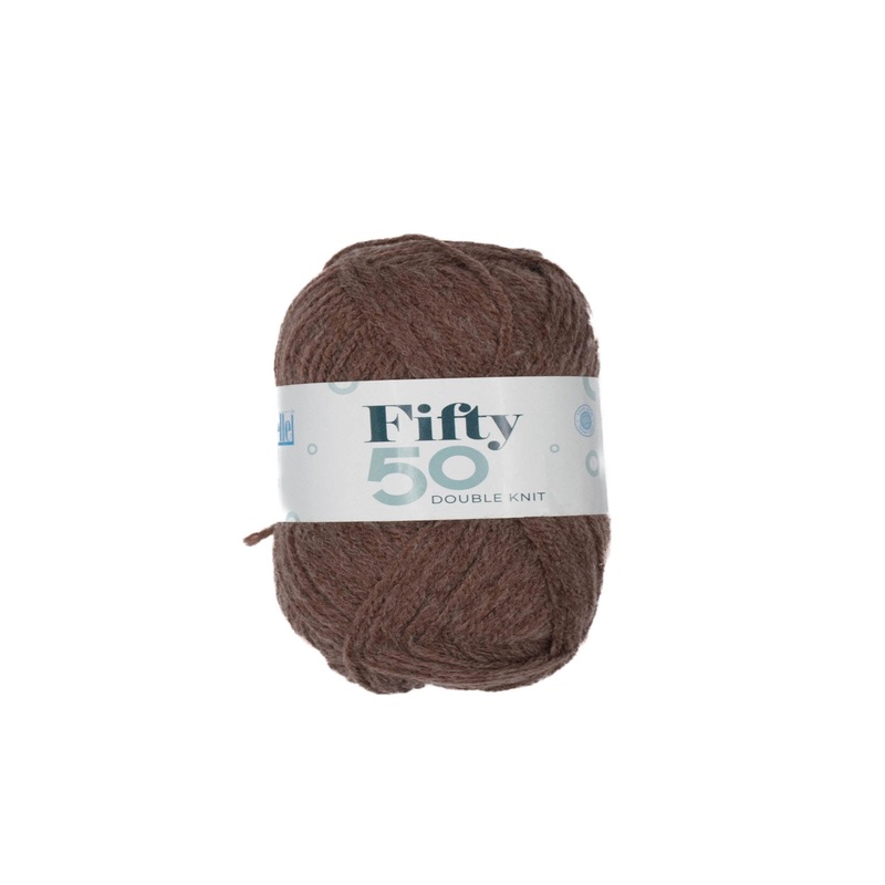 50g Fifty50 Double Knit Mocha 6004495175575