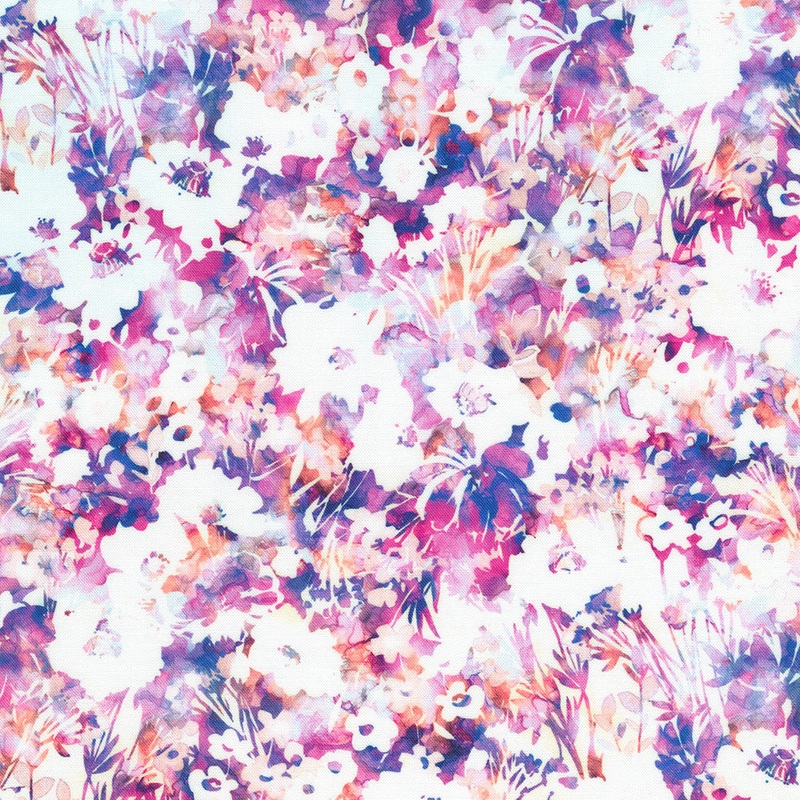 Bella Blossoms / Floral Negative in Hyacinth