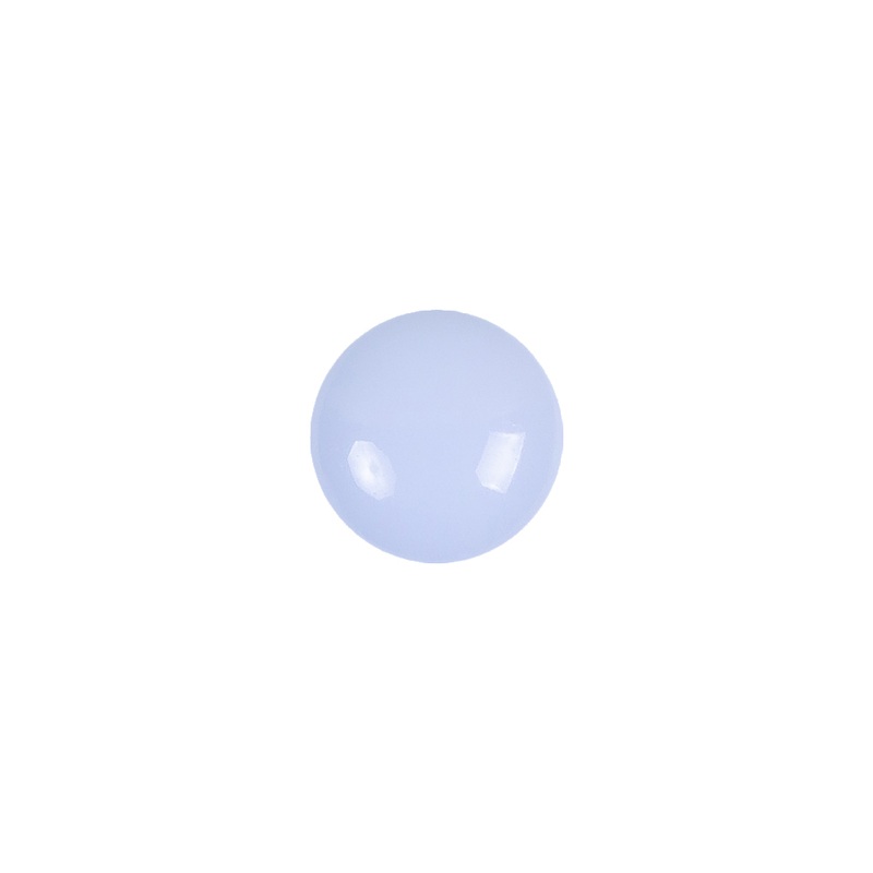 European Light Blue Self Back Glass Button – 18L/11.5mm