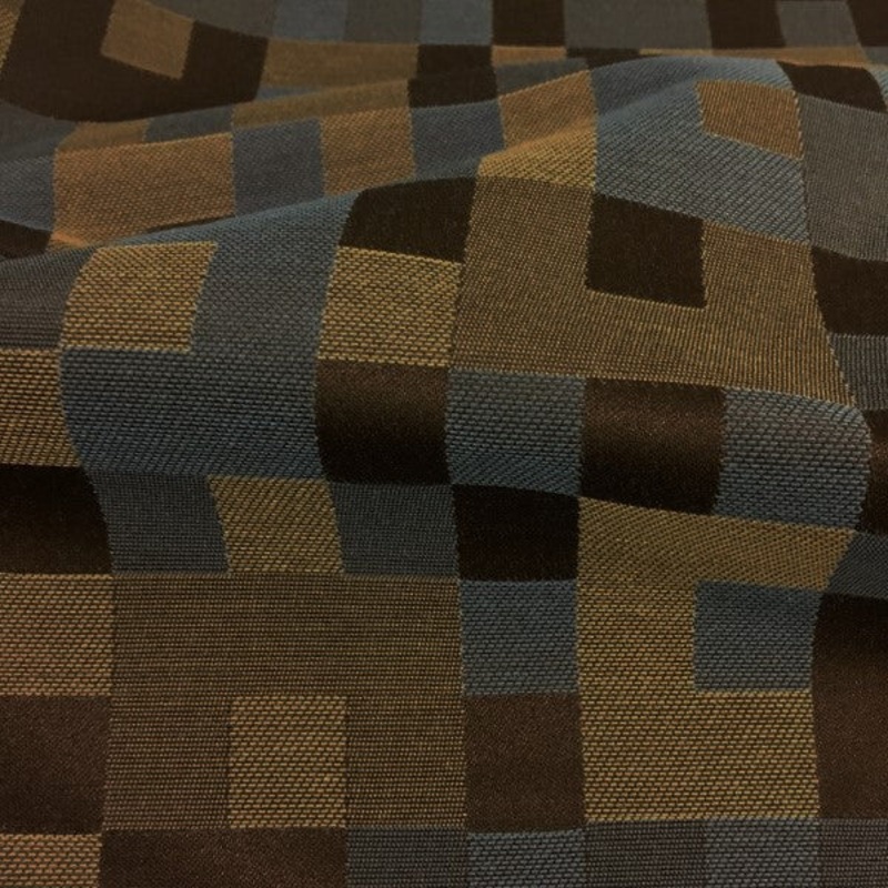 Maharam Couple Tavern Crypton Geometric Brown Upholstery Fabric Order Product