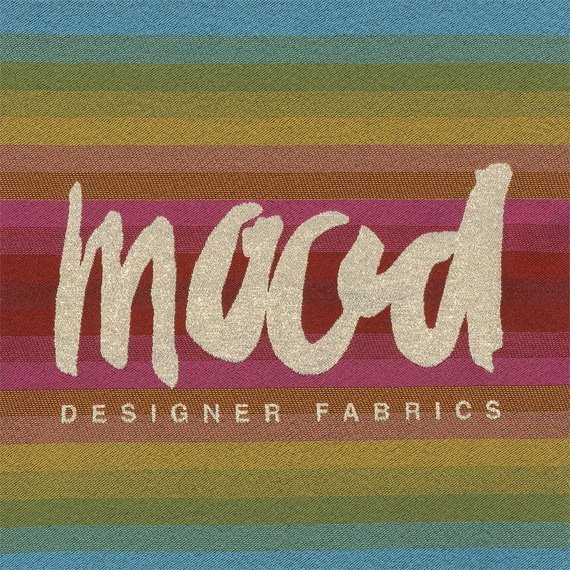 Mood Designer Fabrics Metallic Gold and Rainbow Oversized Square Patch – 18.875″
