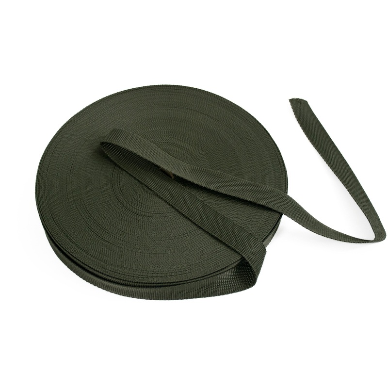 Polyprop Webbing Militery Green 19mm
