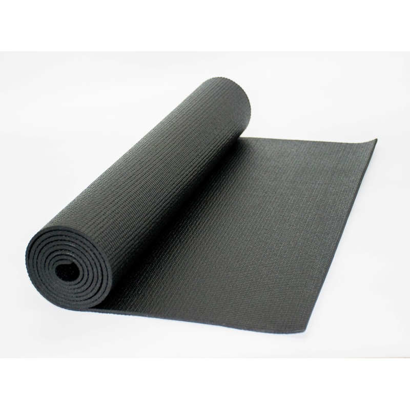 61X173cm Pvc Yoga Mat Black RM021-11