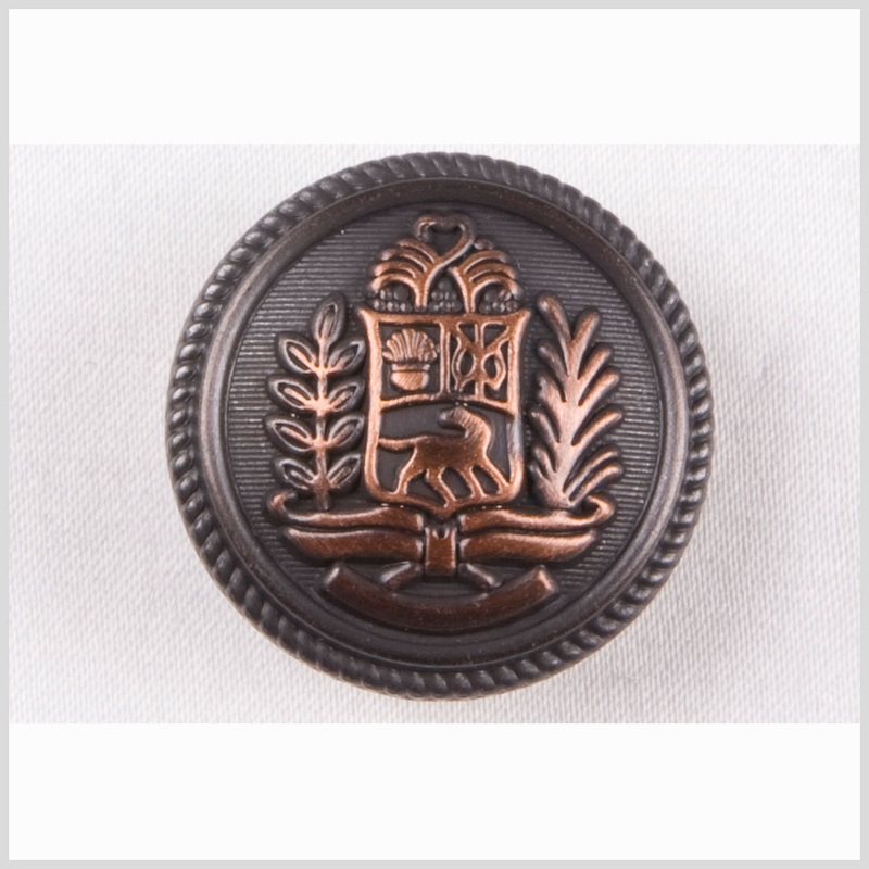 Copper and Brass Metal Blazer Button – 24L/15mm
