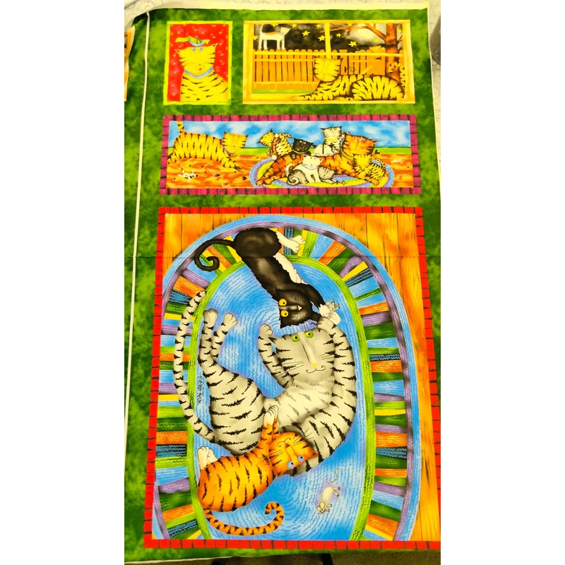 Crazy Cats 24″ Panel