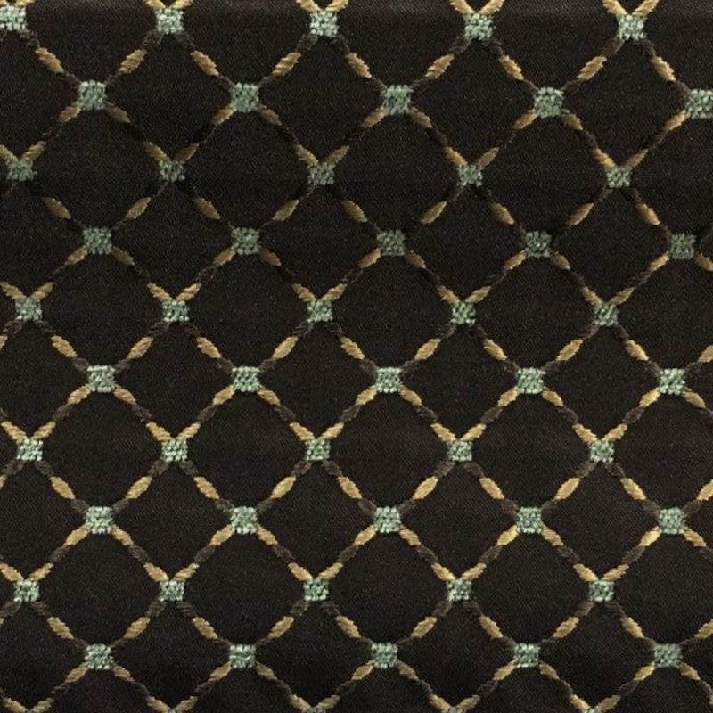 Lockerd Lagoon Brown Diamond Pattern Upholstery Fabric Order Product