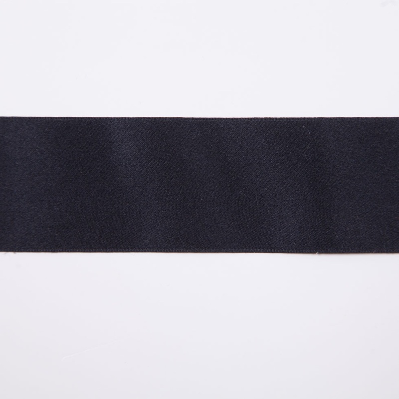 1.5″ Black Double Face Silk Satin Ribbon
