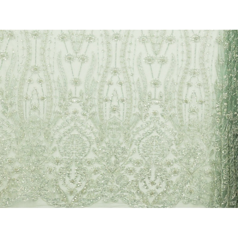 130cm Luxurious Beaded Sequins Tulle BF743-6 BF743-6