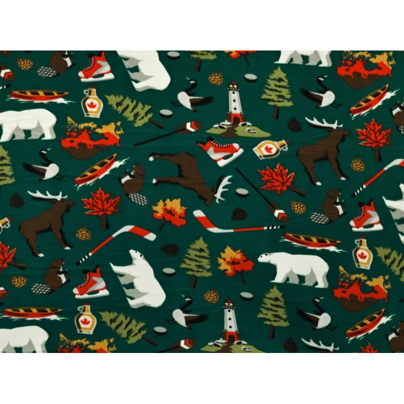 150cm Printed Polar Fleece DR2276-23 DR2276-23
