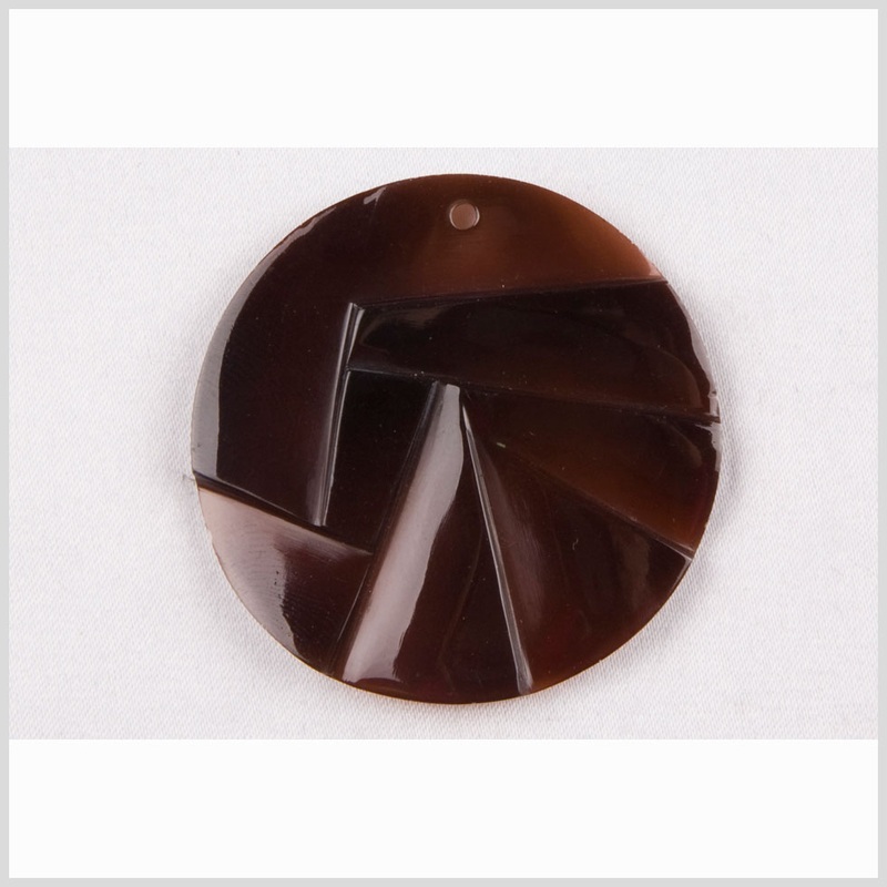 Natural Natural Red Shell Pendant 42MM
