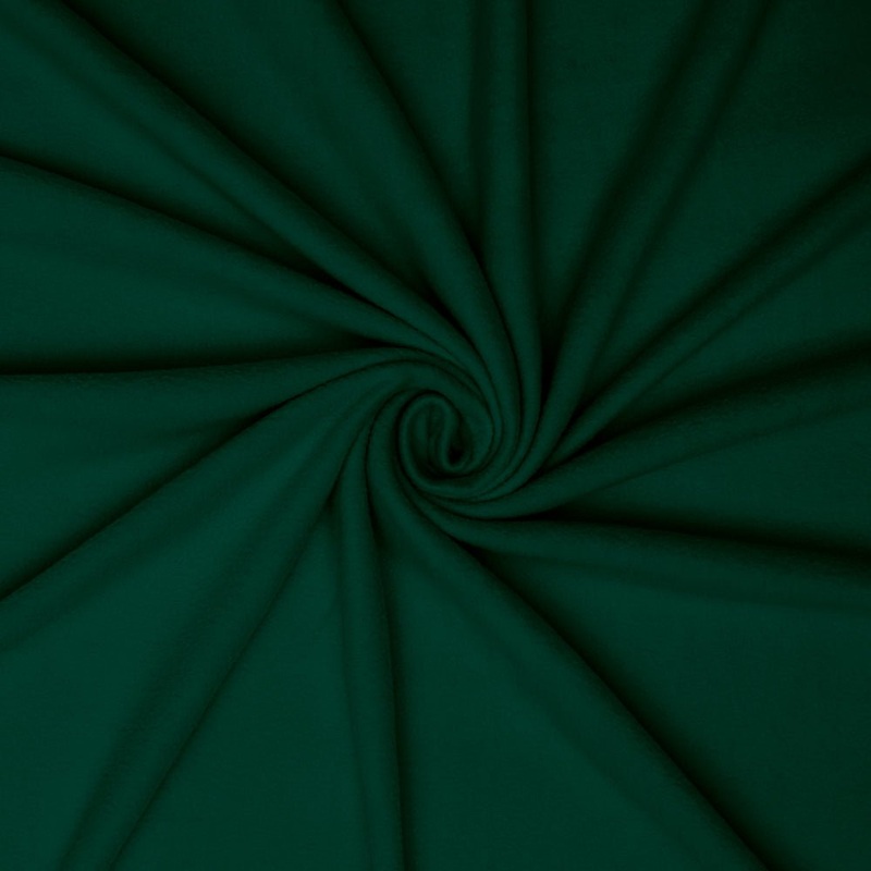 Plain Polar Fleece Bottle Green 140cm Per Meter
